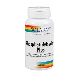 Solaray, Phosphatidylserine Plus, 100 mg, 60 Caps