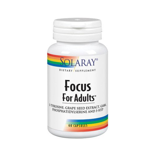Solaray, Focus for Adults, 60 Veg Caps