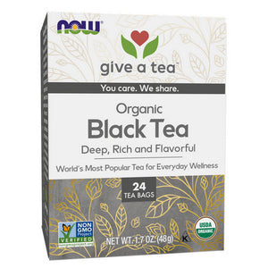 Now Foods, Boldly Black Tea Organic, 25 Bags