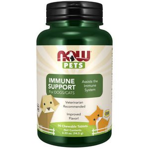 Now Foods, Pets Immune Support, 90 Tabs