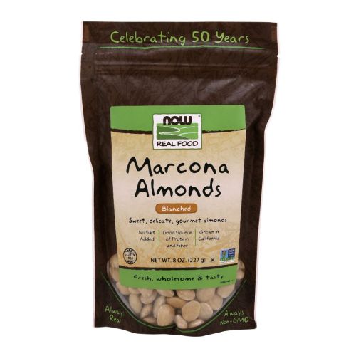 Now Foods, Marcona Almonds Blanched, 8 Oz