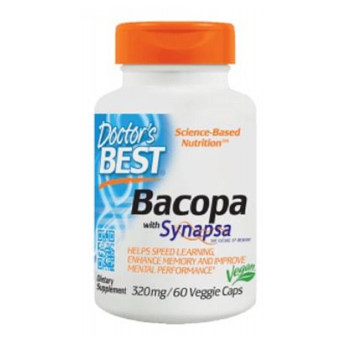 Doctors Best, Bacopa, 320 mg, 60 Veg Caps