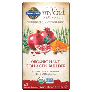 Garden of Life, Mykind Organics Organic Plant Collagen Builder, 60 Tabs