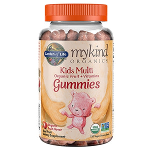 Garden of Life, Mykind Organics Kids Multi Gummies, Organic Fruit 120 Chews