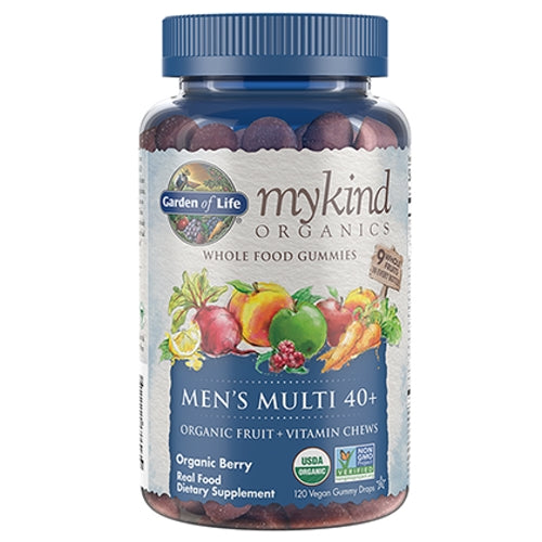 Garden of Life, My Kind Organics Men's Multi 40 Plus, Organic Berry 120 Chews