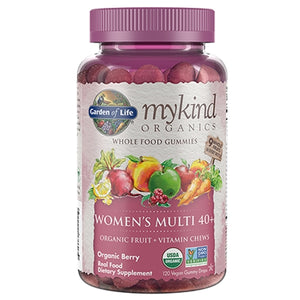 Garden of Life, Mykind Organics Women's Multi 40 plus, Organic Berry 120 Chews