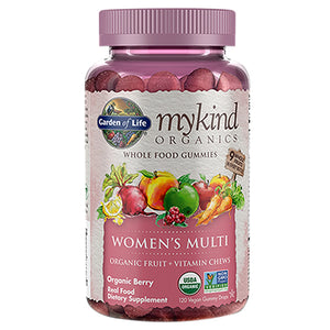 Garden of Life, Mykind Organics Women's Multi, Organic Berry 120 Chews