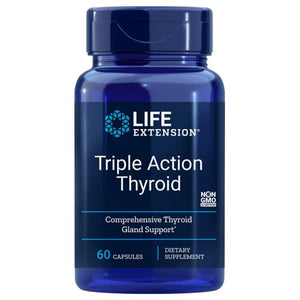 Life Extension, Triple Action Thyroid, 60 Caps