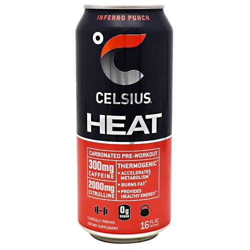 Celsius, Heat Proven Performance Inferno Punch, 12 x 16 Oz