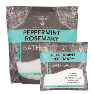 Soothing Touch, Bath Salts Peppermint Rosemary, 32 Oz