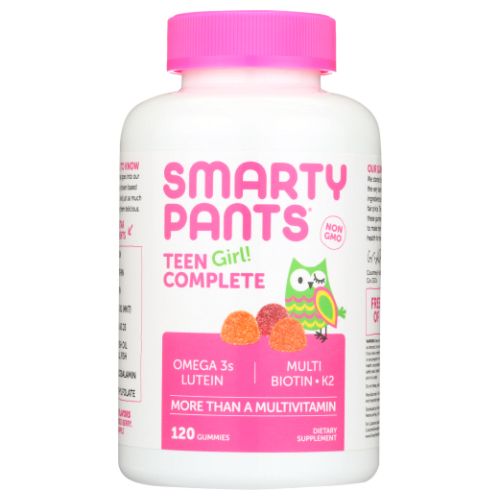 SmartyPants, Teen Girl Complete Gummy Vitamins, 120 Count