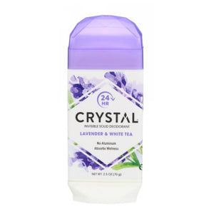 Crystal, Crystal Natural Deodorant Stick, Lavender & White Tea 2.5 Oz