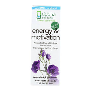Sidda Flower Essences, Energy & Motivation, 1 Oz