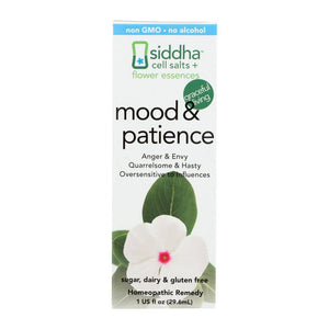 Sidda Flower Essences, Mood & Patience, 1 Oz