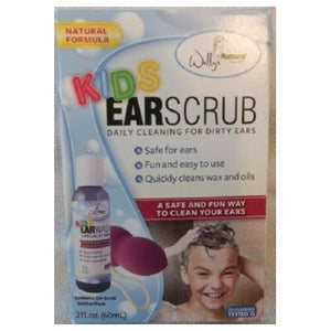 Wallys Natural Products, Kids Ear Scrub, 2 Oz