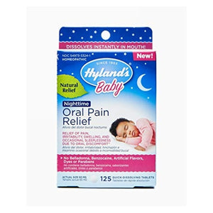 Hylands, Baby Oral Pain Relief Nighttime, 125 Tabs