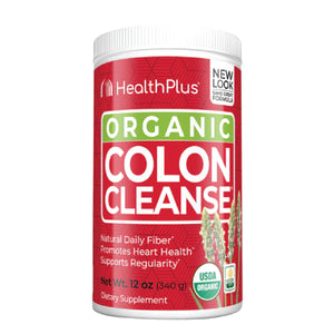 Health Plus, Organic Colon Cleanse Unflavored, 12  Oz