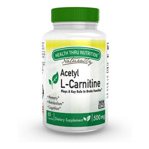 Health Thru Nutrition, Acetyl L-Carnitine, 500 mg, 60 Veg  Caps