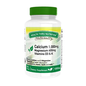 Health Thru Nutrition, Calcium Magnesium W/Vitamin D&K, 90 Softgel