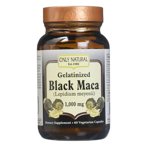 Only Natural, Black Maca, 60Veg  Caps