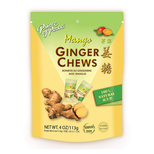 Prince Of Peace, Ginger Chews With Mango, 3 Oz