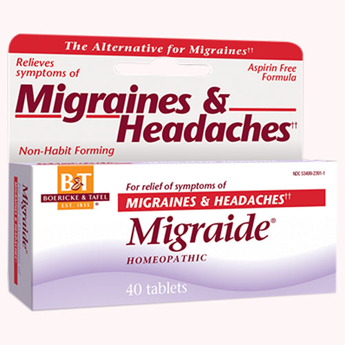 Boericke & Tafel, Migraide, 40 Tabs