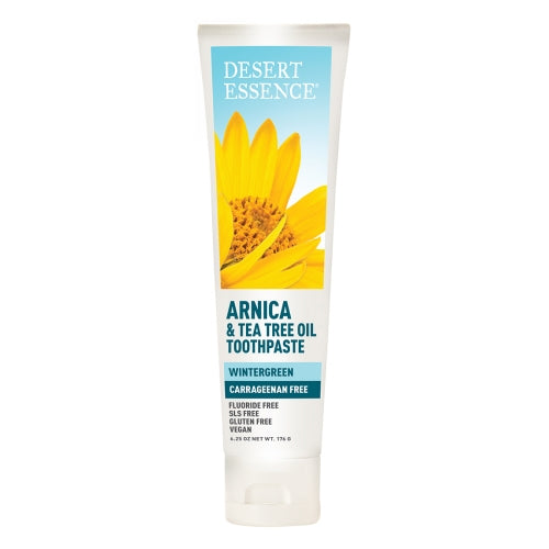 Desert Essence, Arnica and Tea Tree Oil Toothpaste, 6.25 Oz