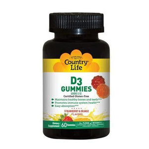 Country Life, D3 Gummies, 120 Count