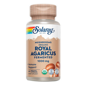 Solaray, Fermented Royal Agaricus, 60 Veg Caps