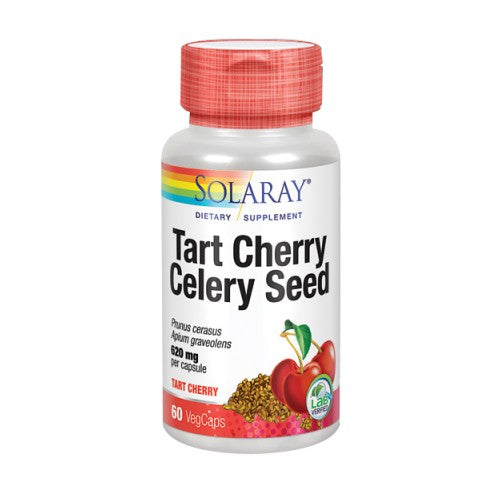 Solaray, Tart Cherry Celery Seed, 60 Veg Caps