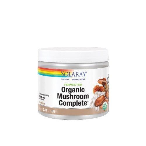Solaray, Organic Fermented Mushroom Complete, 2000 mg, 60 Grams