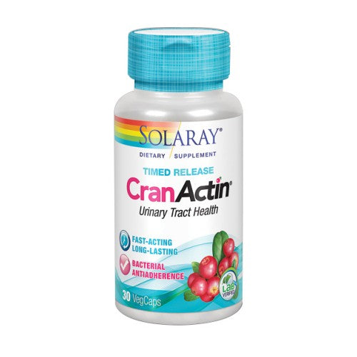 Solaray, CranActin Cranberry Extract, 30 Veg Caps