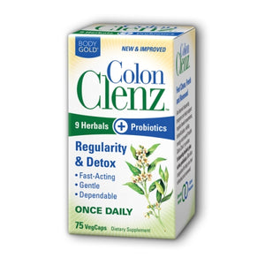 Body Gold, Colon Clenz, 75 Count