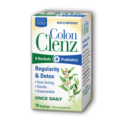 Body Gold, Colon Clenz, 75 Count