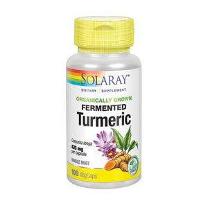Solaray, Organically Grown Fermented Turmeric Root, 500 mg, 100 Veg Caps