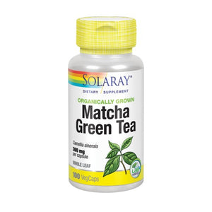 Solaray, Matcha Green Tea Leaf, 300 mg, 100 Veg Caps