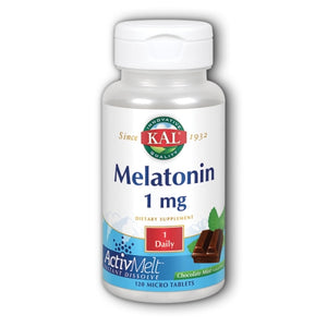 Kal, Melatonin Activmelt, 1 mg, 120 Count