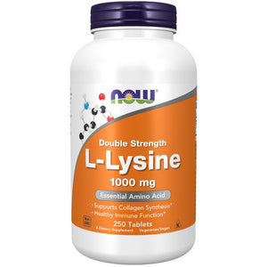 Now Foods, L-Lysine, 1000 mg, 250 Tabs