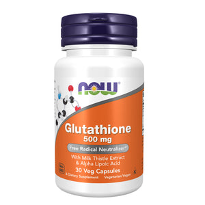 Now Foods, Glutathione, 500 mg, 30 Veg Caps