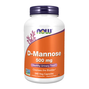 Now Foods, D-Mannose, 500 mg, 240 Caps