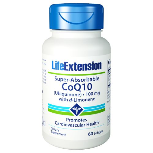 Life Extension, Super Absorbable CoQ10, 100 mg, 60 Softgels