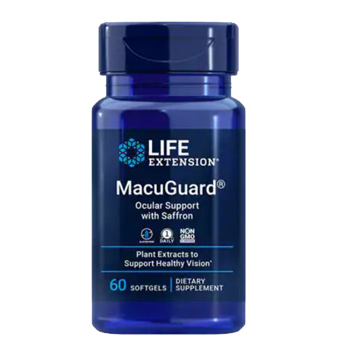 Life Extension, Macuguard Ocular Support With Saffron, 60 Softgels