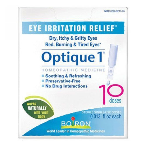 Boiron, Optique 1 Eye Drops, Eye Irritation 10 Dose