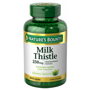 Nature's Bounty, Milk Thistle, 250 mg, 24 X 200 Caps