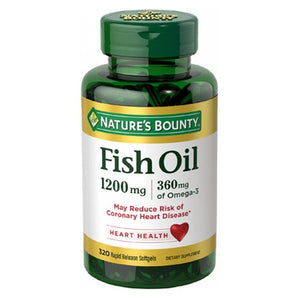 Nature's Bounty, Fish Oil, 1200 mg, 12 X 320 Softgels