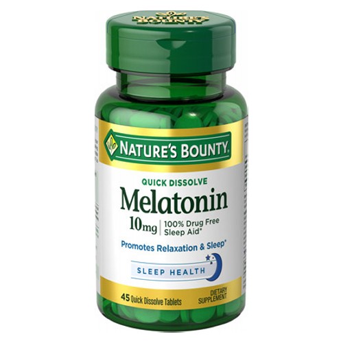 Nature's Bounty, Melatonin, 10 mg, 24 X 45 Tabs