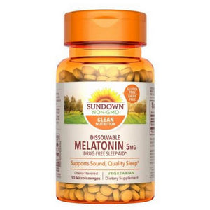Sundown Naturals, Melatonin, 5 mg, 12 X 90  Microlozenges