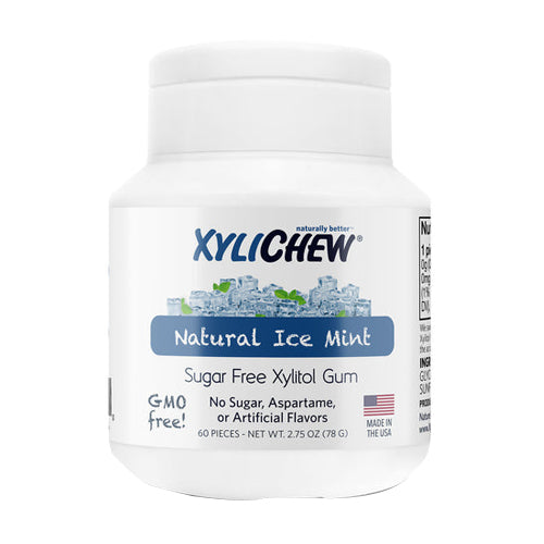 Xylichew, Gum Ice Mint Jar, 60 Count