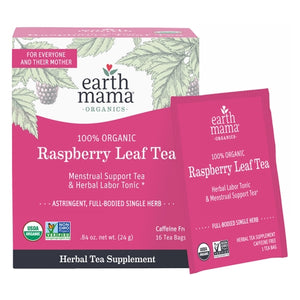 Earth Mama Angel Baby, Organic Tea Raspberry Leaf, 16 Count