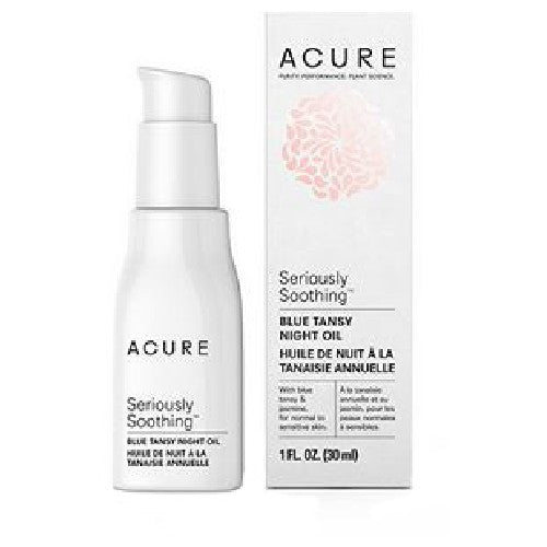 Acure, Seriously Soothing Blue Tansy Night Oil, 1 Oz